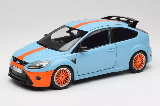 Minichamps Ford Focus Rs500 2010 Le Mans Classic Edition Tribute Ford Gt40 Gulf 1968 1:18 100080068